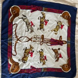 Hermes silk scarf